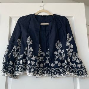zara peplum jacket